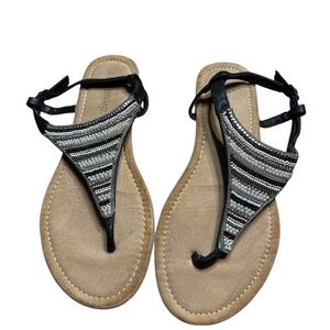 Lane Bryant Beaded Sandals Size 8W